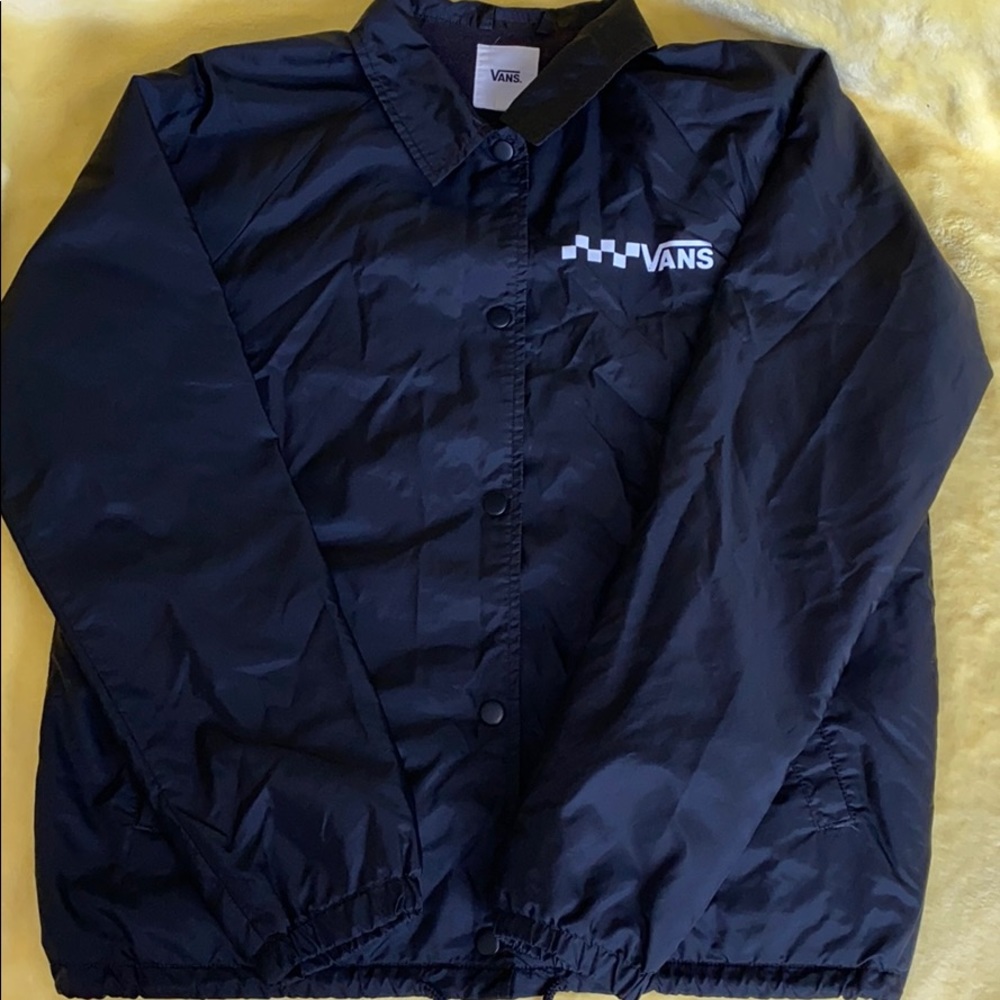 Vans black windbreaker!